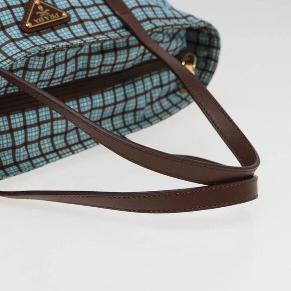 PRADA Hand Bag Nylon 2way Light Blue B2600G Auth 80981V - Picture 8 of 15